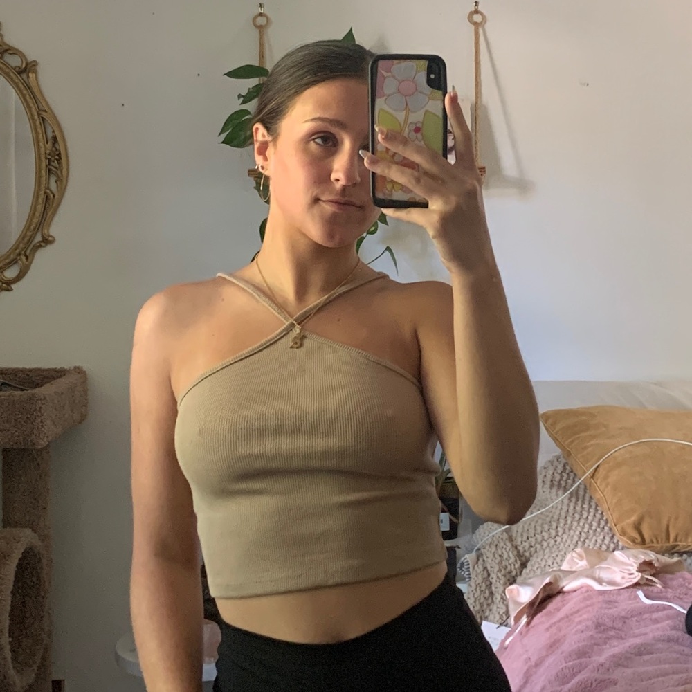 Zara halter style tank